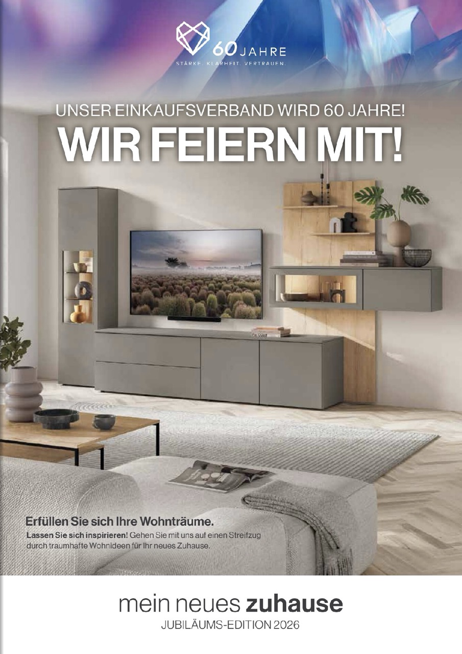 Einkaufsverband Jubilaeum mein neues zuhause 2026