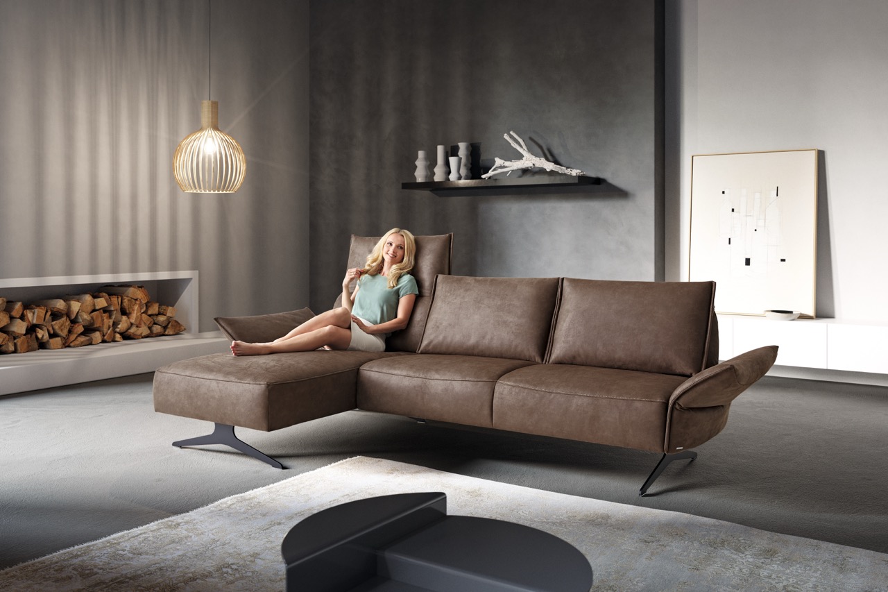 Koinor Designsofa Vineto-Leder_Möbelhaus-Polstermöbel 1