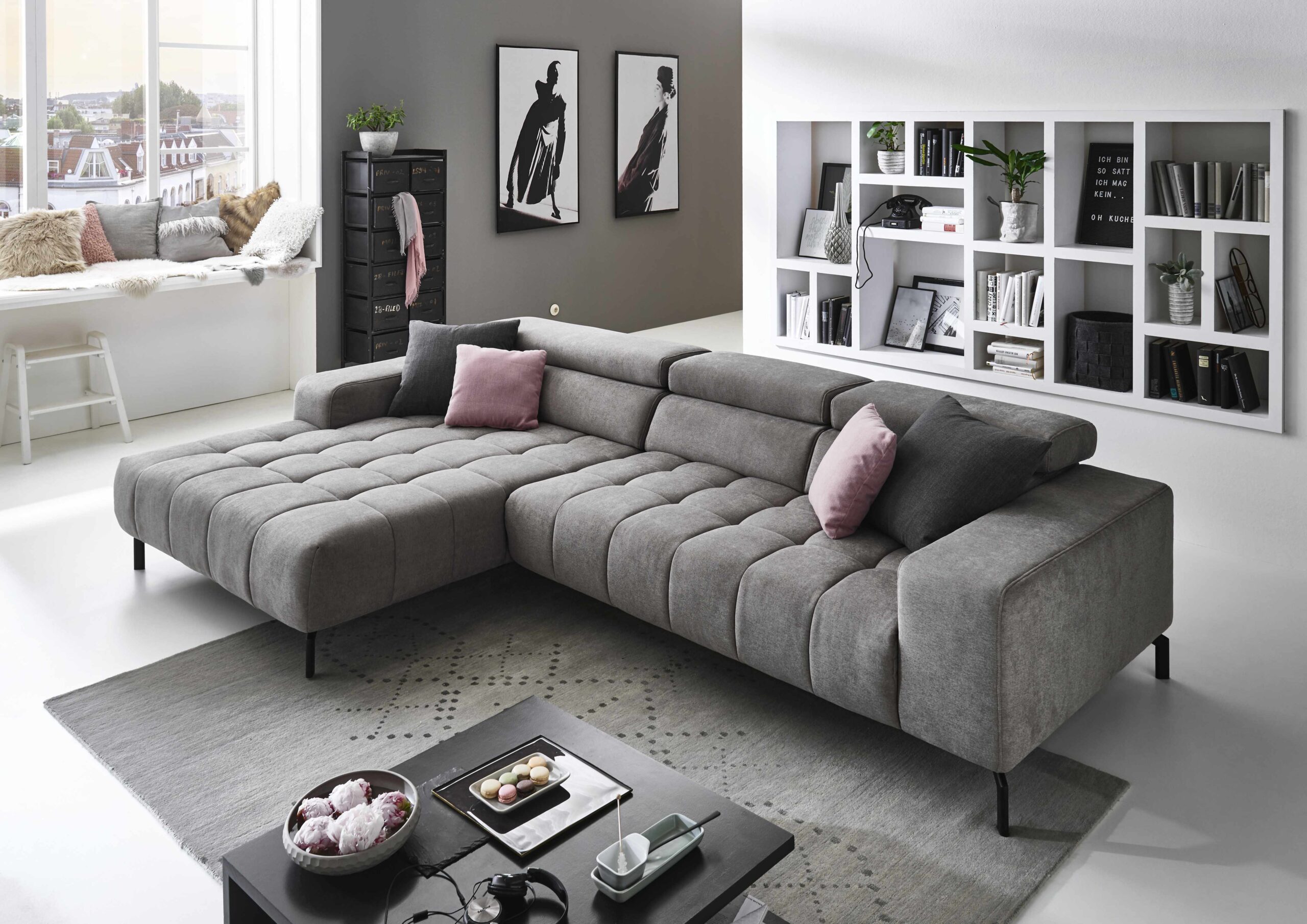 Magni-Leder-MEGAPOL-Ecksofa-Möbelhaus-Polstermöbel-Sofa-Wohnzimmer-Nemo granit 1