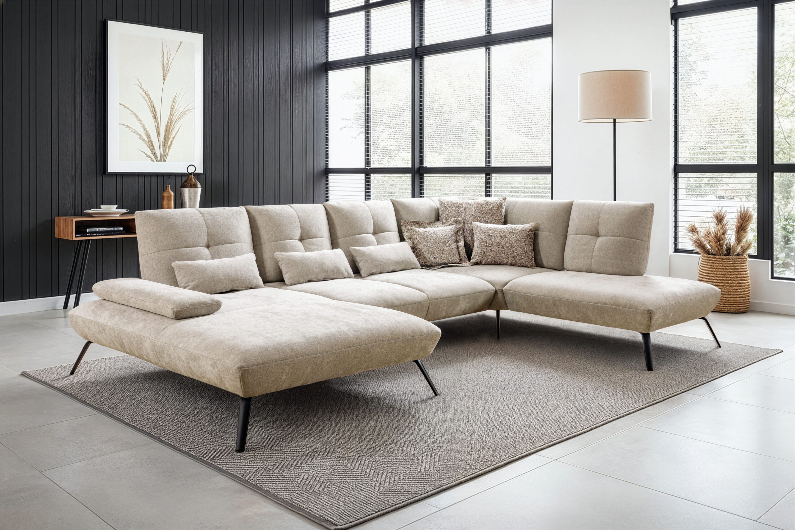 Dover Plus_Typ 5355_A_FKT_Flora clean sahara SG 12_Fuß Metall schwarz matt (3)